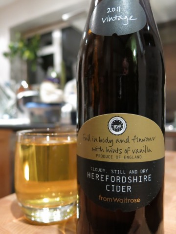 Waitrose Herefordshire Cider 2011 Vintage